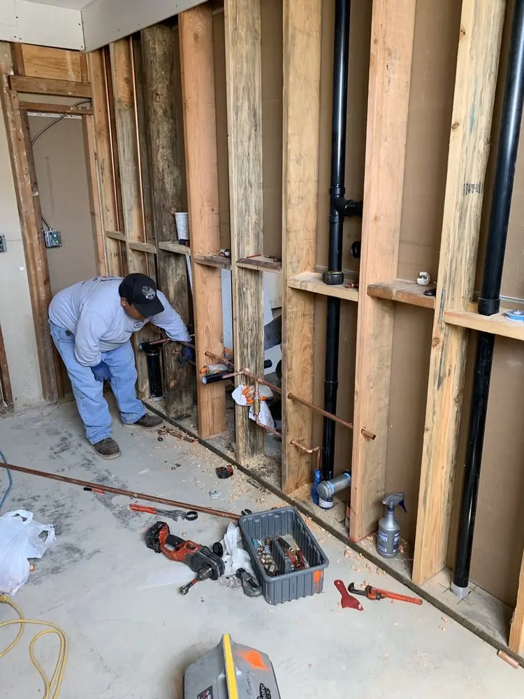 Commercial rough-in plumbing for Gas Line Repair in Glennon Heights